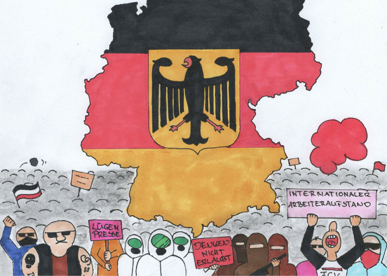 Demokratie zeigt Gesicht